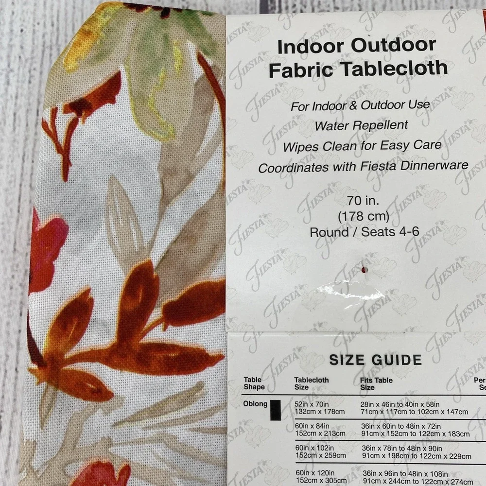 Fiesta Tableware Tablecloth 70